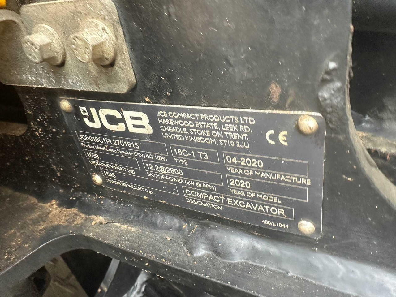 Мини-экскаватор JCB 16C-1: фото 21