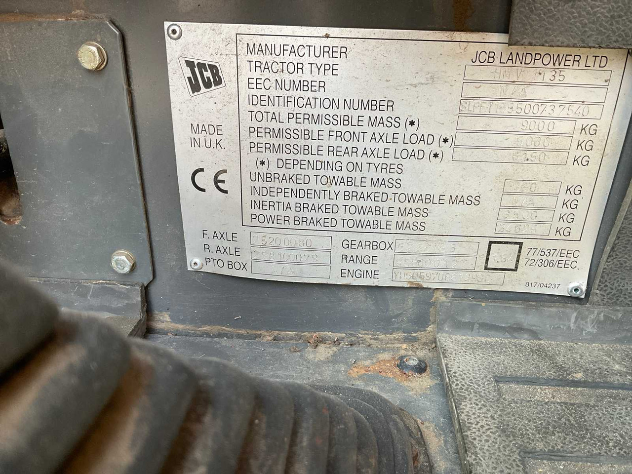 Трактор JCB Fastrac 1135 4WS: фото 41