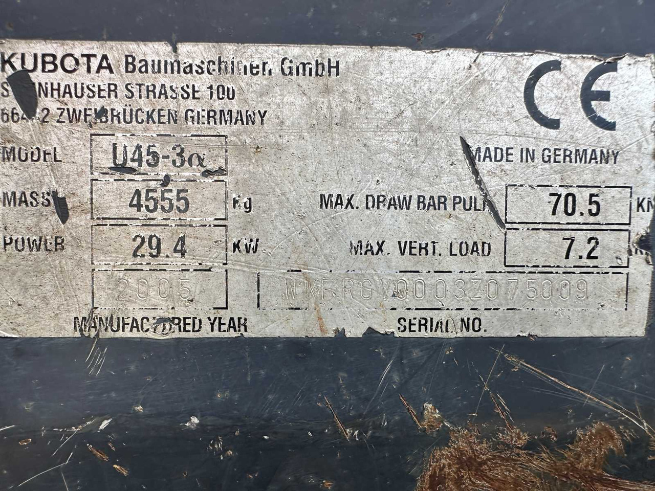Экскаватор KUBOTA - 2005 - U45 - 3 - MIDI EXCAVATOR: фото 17 Экскаватор KUBOTA - 2005 - U45 - 3 - MIDI EXCAVATOR: фото 17