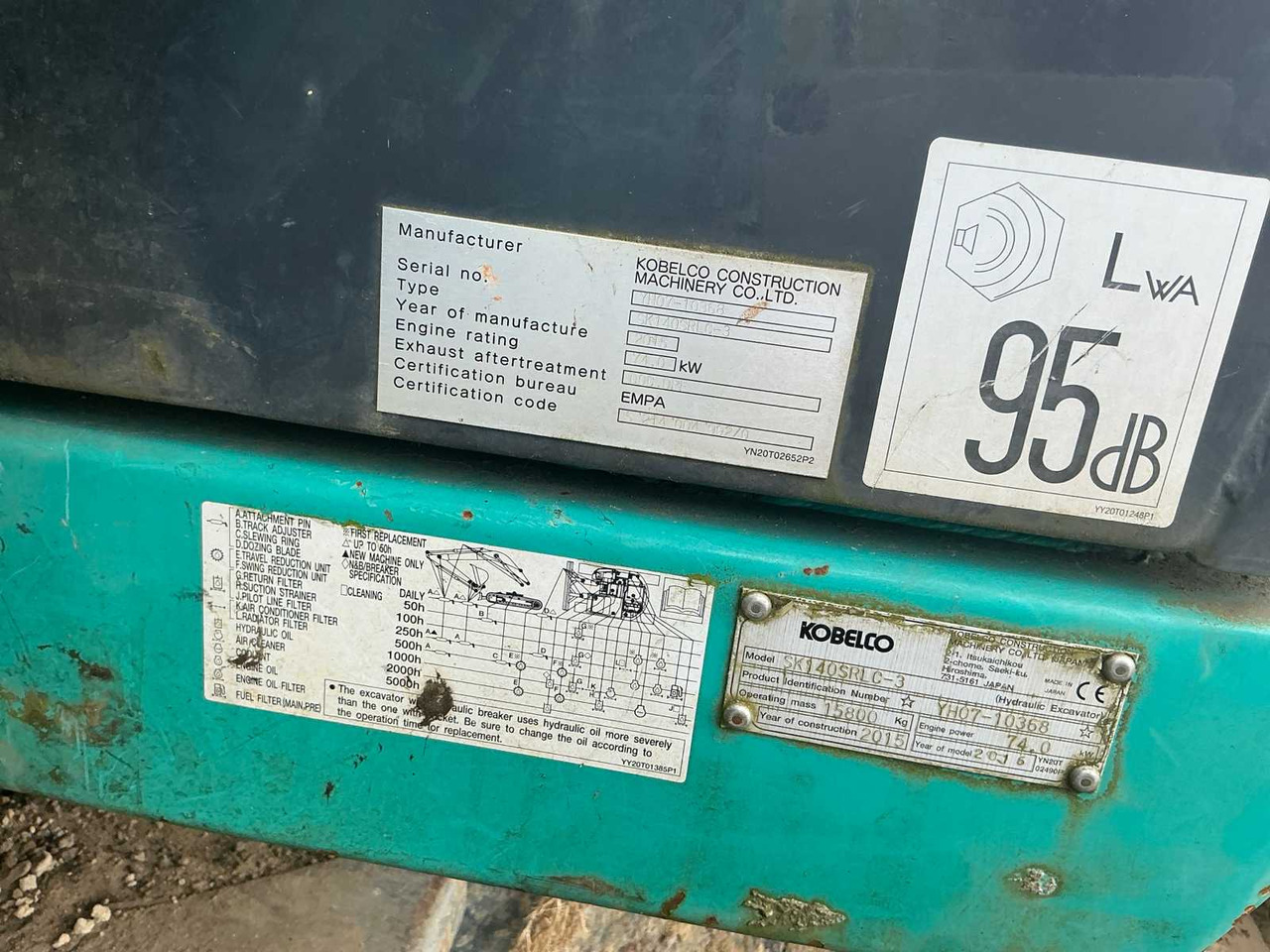 Гусеничный экскаватор Kobelco SK140 SRlc: фото 19