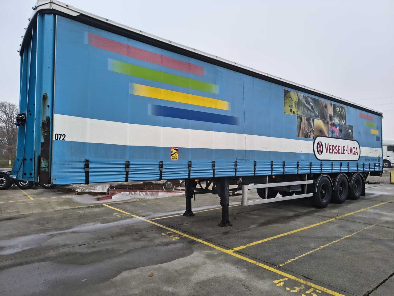 2008 RENDERS ROC CURTAINSIDER TRAILER 3-AXLE - Полуприцеп: фото 4 2008 RENDERS ROC CURTAINSIDER TRAILER 3-AXLE - Полуприцеп: фото 4