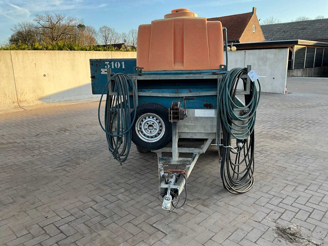 1984 HENRA JP 20 TRAILER WITH HIGH-PRESSURE CLEANING INSTALLATION - Прицеп: фото 2 1984 HENRA JP 20 TRAILER WITH HIGH-PRESSURE CLEANING INSTALLATION - Прицеп: фото 2