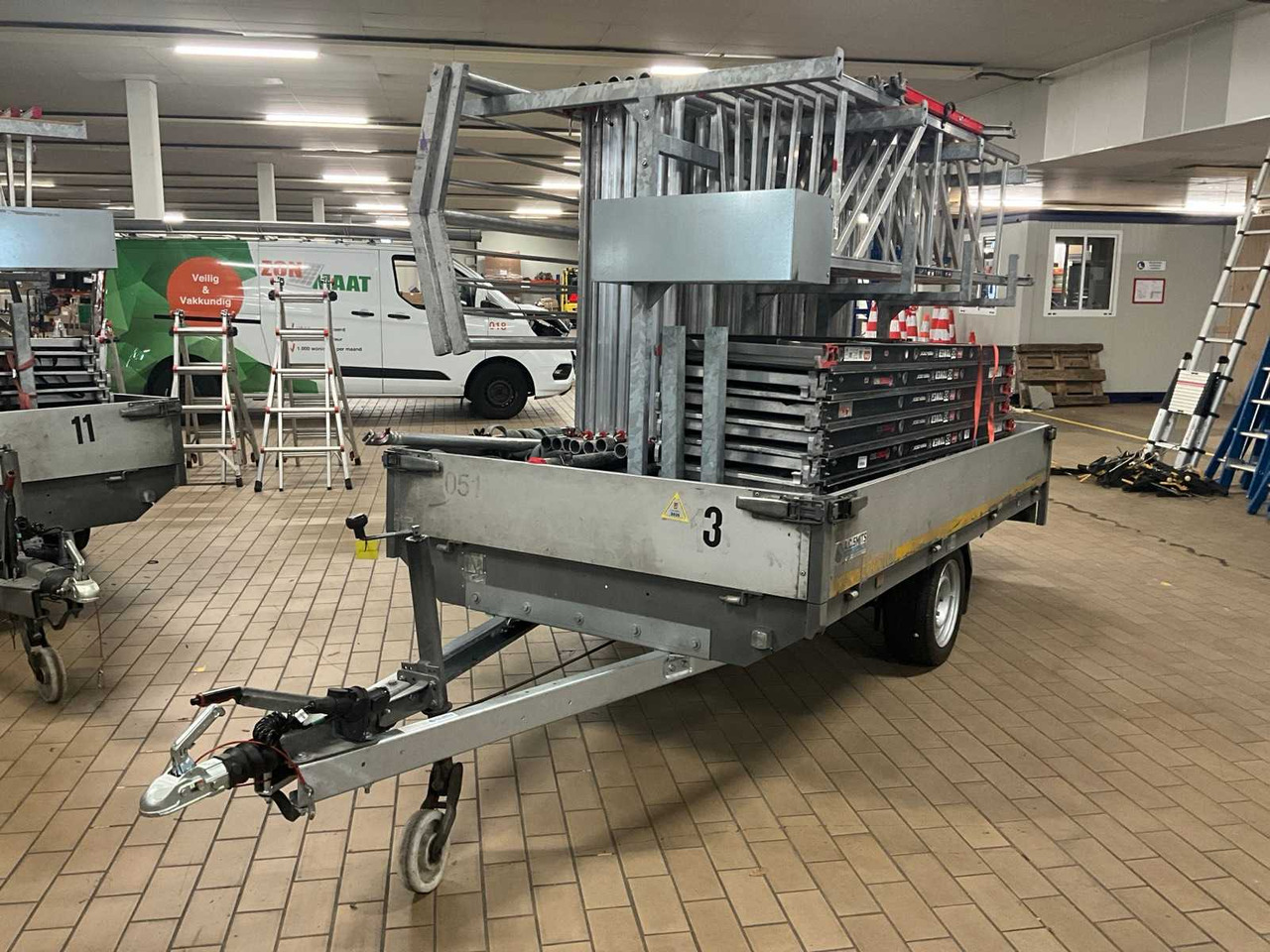 2020 EDUARD P3 SCAFFOLDING TRAILER, 98-WX-TF - Прицеп: фото 1 2020 EDUARD P3 SCAFFOLDING TRAILER, 98-WX-TF - Прицеп: фото 1