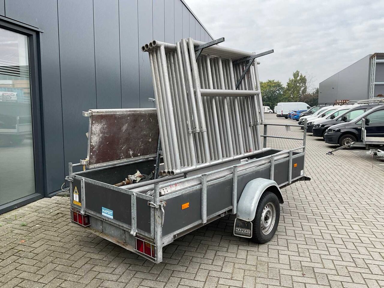 COMBINATION CUSTERS SCAFFOLD AND HAPERT R30 SCAFFOLD TRAILER - Прицеп: фото 4 COMBINATION CUSTERS SCAFFOLD AND HAPERT R30 SCAFFOLD TRAILER - Прицеп: фото 4