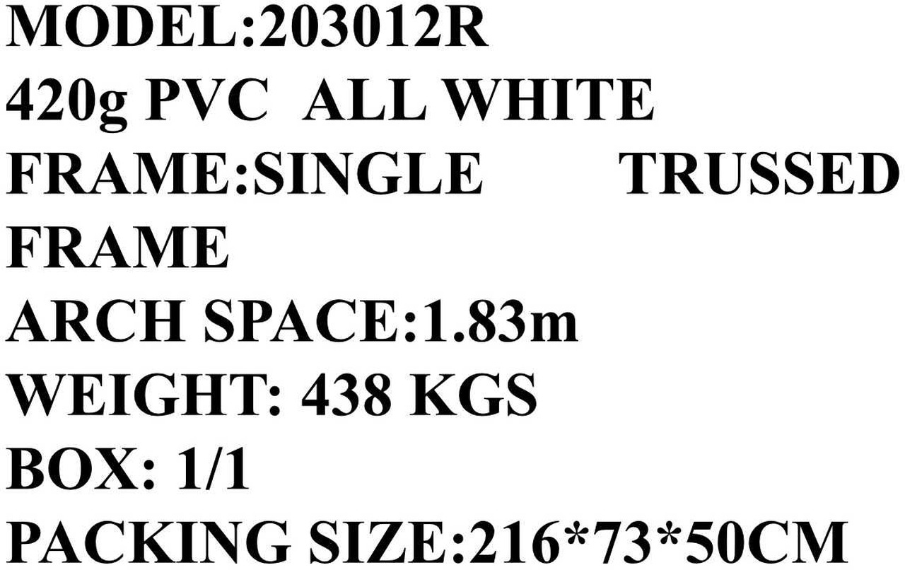 Резервуар для хранения Rhino-Cross-Shelter 203012R - 9,15x6,1x3,66 m: фото 8
