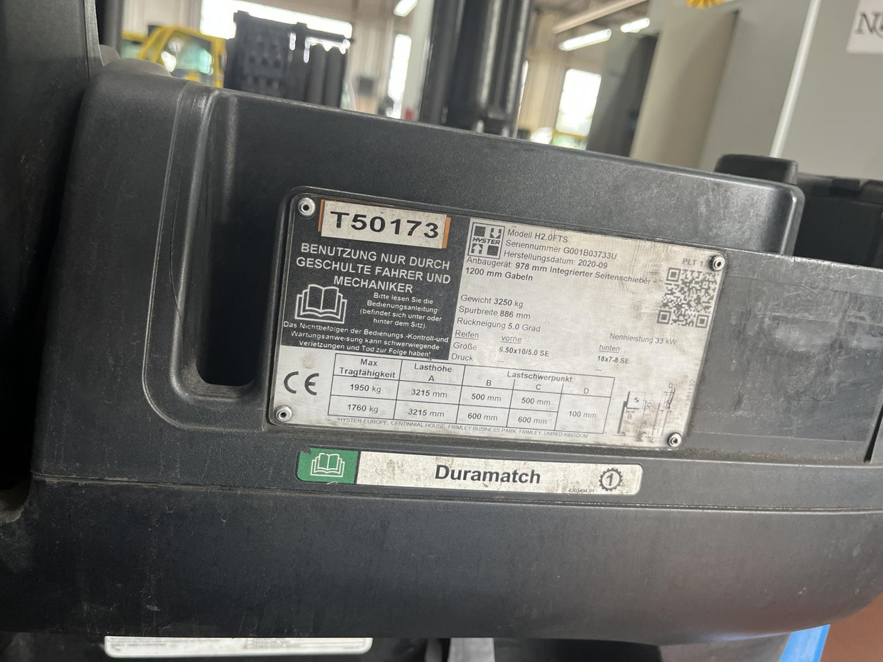 Hyster H2.0FTS - Газовый погрузчик: фото 3 Hyster H2.0FTS - Газовый погрузчик: фото 3