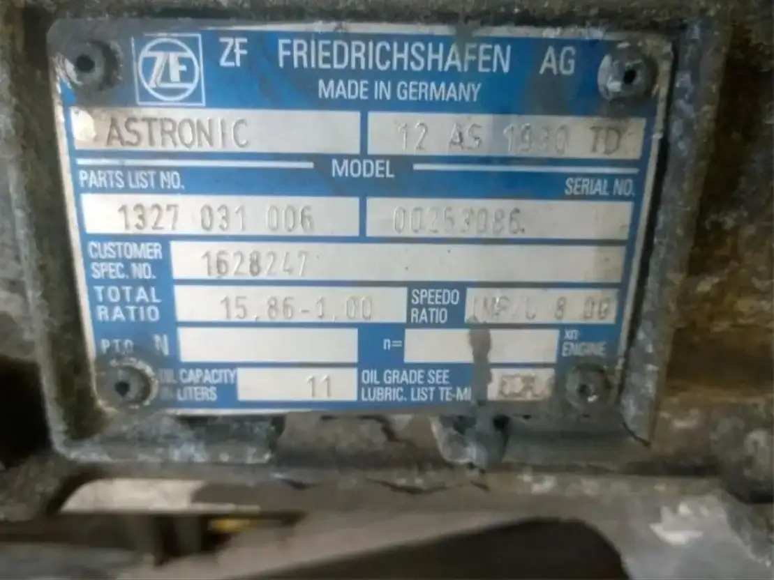 DAF Versnellingsbak 12AS1930 TD  - Коробка передач и запчасти для Грузовиков: фото 3 DAF Versnellingsbak 12AS1930 TD  - Коробка передач и запчасти для Грузовиков: фото 3