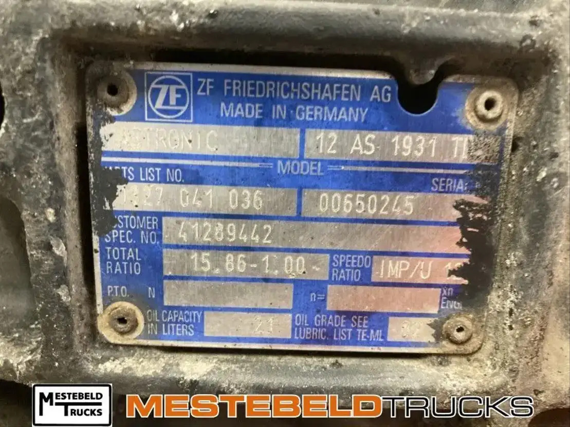 Iveco Versn bak Stralis - Коробка передач и запчасти для Грузовиков: фото 4 Iveco Versn bak Stralis - Коробка передач и запчасти для Грузовиков: фото 4