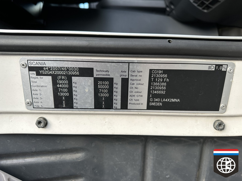 Тягач Scania G 340 LNG MANUAL / RETARDER: фото 18