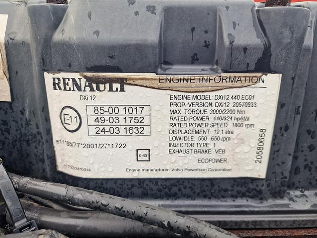 Renault DXI12 440 EC01 - Запчасти: фото 2 Renault DXI12 440 EC01 - Запчасти: фото 2