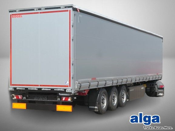 Kögel SN 24, Edscha, Palettenkasten, Luft-Lift, BPW - Тентованный полуприцеп: фото 1 Kögel SN 24, Edscha, Palettenkasten, Luft-Lift, BPW - Тентованный полуприцеп: фото 1
