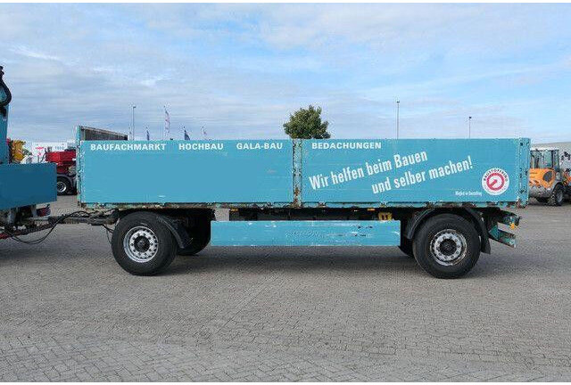 Krone AZP 18, Baustoff, BPW, 7.200mm lang, Scheibe - Прицеп бортовой/ Платформа: фото 2 Krone AZP 18, Baustoff, BPW, 7.200mm lang, Scheibe - Прицеп бортовой/ Платформа: фото 2
