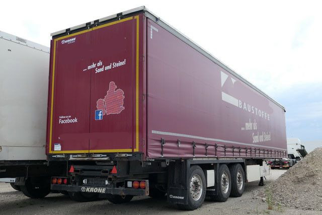Krone SD, Gelenkt, Luft-Lift, Mitnahmestapler, Edscha - Тентованный полуприцеп: фото 5 Krone SD, Gelenkt, Luft-Lift, Mitnahmestapler, Edscha - Тентованный полуприцеп: фото 5