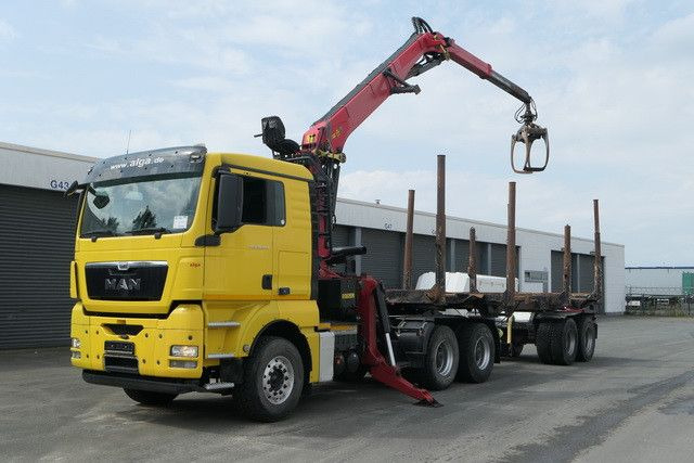 MAN 26.540 TGX 6x4, Kombizug, Huttner LNZK 20 - Лесовоз, Автоманипулятор: фото 2 MAN 26.540 TGX 6x4, Kombizug, Huttner LNZK 20 - Лесовоз, Автоманипулятор: фото 2