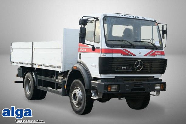 Mercedes-Benz 1824 AK 4x4, Allrad, AHK, Blattfederung, 168tkm Mercedes-Benz 1824 AK 4x4, Allrad, AHK, Blattfederung, 168tkm - Грузовик бортовой/ Платформа: фото 1 Mercedes-Benz 1824 AK 4x4, Allrad, AHK, Blattfederung, 168tkm Mercedes-Benz 1824 AK 4x4, Allrad, AHK, Blattfederung, 168tkm - Грузовик бортовой/ Платформа: фото 1