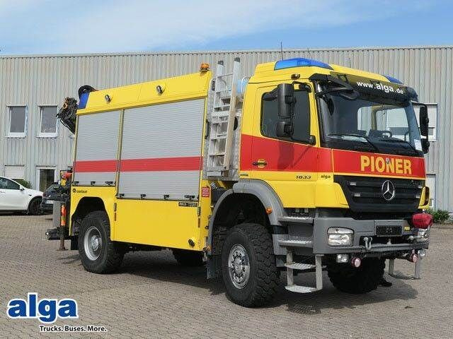 Mercedes-Benz 1833 Axor 4x4, Kran Palfinger, Rosenbauer, AHK - Пожарная машина: фото 1 Mercedes-Benz 1833 Axor 4x4, Kran Palfinger, Rosenbauer, AHK - Пожарная машина: фото 1