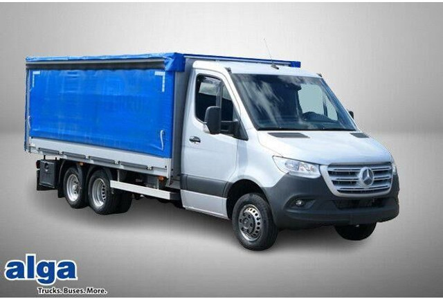 Mercedes-Benz 519 CDI Sprinter 6x2, 3-Achser, Schiebeplane - Тентованный грузовик: фото 1 Mercedes-Benz 519 CDI Sprinter 6x2, 3-Achser, Schiebeplane - Тентованный грузовик: фото 1