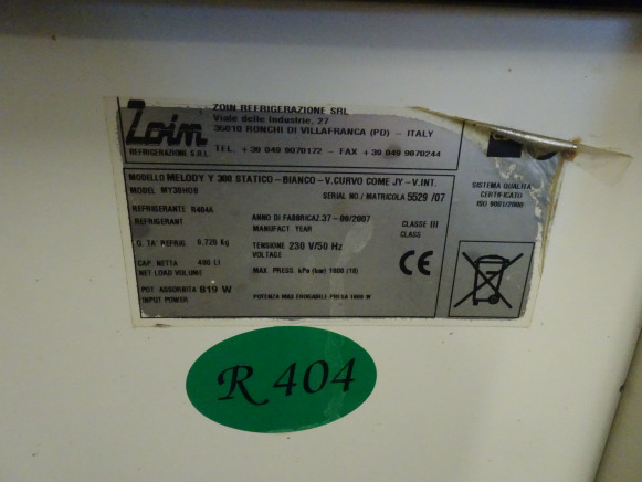 Comptoir frigo, marque ZOIN
modèle : Melody Y 300 Statico - bbianco
numéro : 5629/07
année : 2007
Toir frigo, marque ZOIN
modèle : Melody Y 300 Statico - bbianco
numéro : 5629/07
anné frigo, marque ZO - Пищевое оборудование: фото 1 Comptoir frigo, marque ZOIN
modèle : Melody Y 300 Statico - bbianco
numéro : 5629/07
année : 2007
Toir frigo, marque ZOIN
modèle : Melody Y 300 Statico - bbianco
numéro : 5629/07
anné frigo, marque ZO - Пищевое оборудование: фото 1