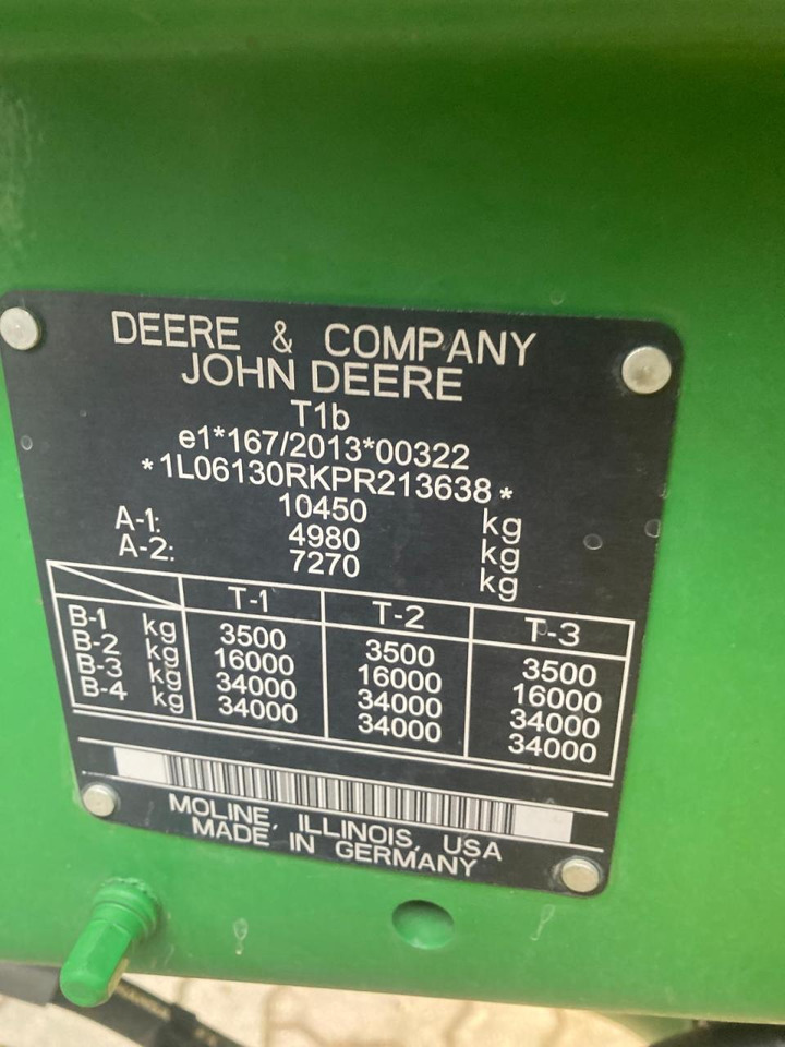Трактор John Deere 6R 130: фото 8 Трактор John Deere 6R 130: фото 8