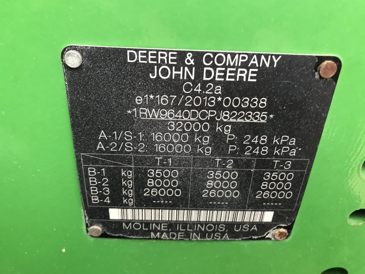 Трактор John Deere 9RX 640: фото 16