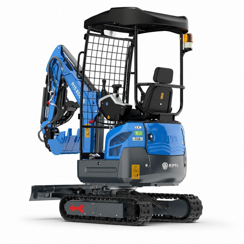 Rippa RIPPA R15 ECO Minibagger - Мини-экскаватор: фото 3 Rippa RIPPA R15 ECO Minibagger - Мини-экскаватор: фото 3