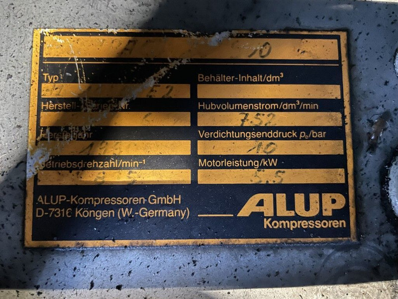 Воздушный компрессор Alup C900 Silent zuigercompressor, 5,5 kW, 750 L/min. 10 Bar: фото 8