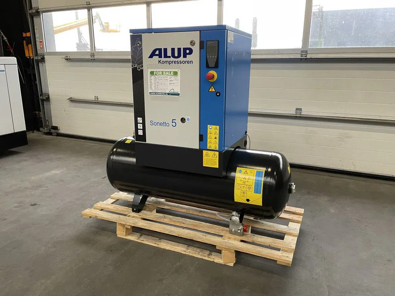 Alup Sonetto 5 - 200 Elektrische Schroefcompressor 4 kW 470 L/Min 10 Bar op ketel - Воздушный компрессор: фото 2 Alup Sonetto 5 - 200 Elektrische Schroefcompressor 4 kW 470 L/Min 10 Bar op ketel - Воздушный компрессор: фото 2