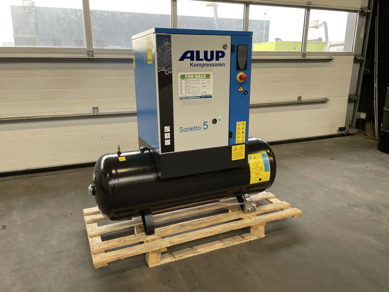 Alup Sonetto 5 - 200 Elektrische Schroefcompressor 4 kW 470 L/Min 10 Bar op ketel - Воздушный компрессор: фото 4 Alup Sonetto 5 - 200 Elektrische Schroefcompressor 4 kW 470 L/Min 10 Bar op ketel - Воздушный компрессор: фото 4