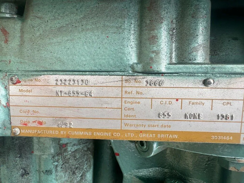 Cummins NT 855 G4 Waterpomp 515 m3 / h 8.5 Bar as new ! 455 hours ! Diesel Waterpump - Насос для воды: фото 5 Cummins NT 855 G4 Waterpomp 515 m3 / h 8.5 Bar as new ! 455 hours ! Diesel Waterpump - Насос для воды: фото 5