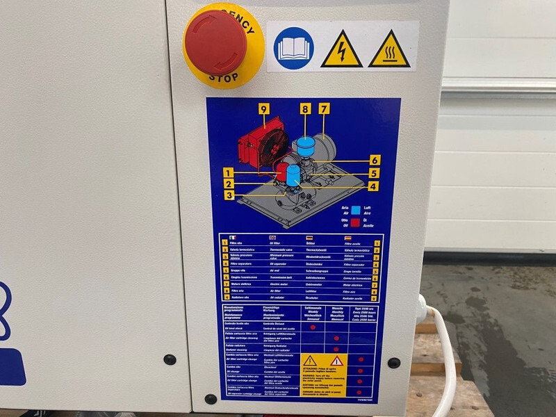 Новый Воздушный компрессор Fiac New Silver 10 Silent 7.5 kW 860 L / min 10 bar Elektrische Schroefcompressor: фото 7