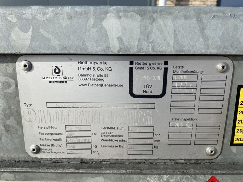 IBC Rietberg 1000 liter IBC Dieseltank Gegalvaniseerd - Резервуар для хранения: фото 5 IBC Rietberg 1000 liter IBC Dieseltank Gegalvaniseerd - Резервуар для хранения: фото 5