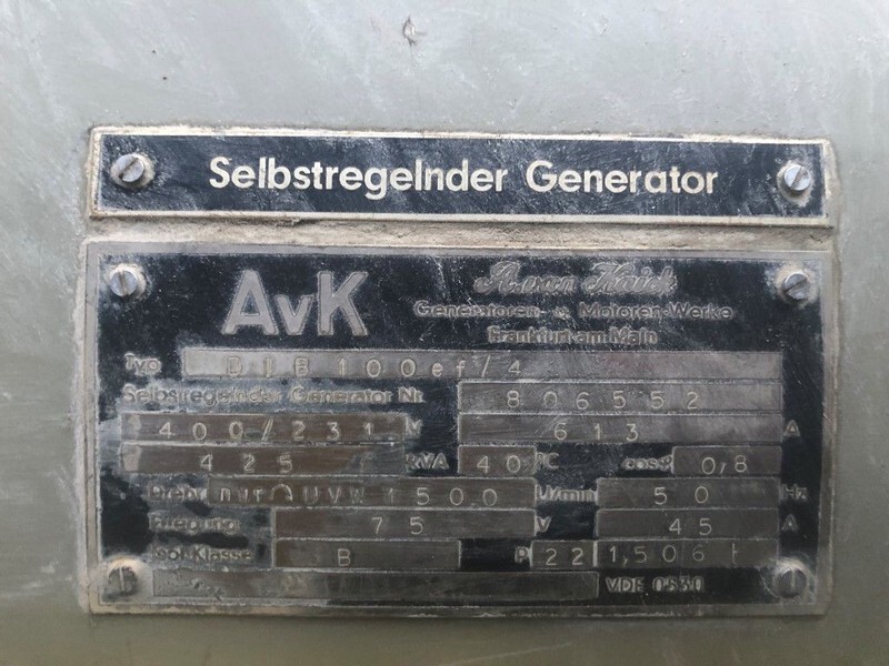 MWM RHS 618 V 16 AvK 425 kVA generatorset - Электрогенератор: фото 5 MWM RHS 618 V 16 AvK 425 kVA generatorset - Электрогенератор: фото 5