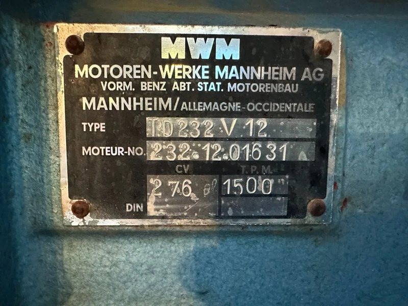 MWM TD 232 V12 Jeumont Schneider 215 kVA noodstroom generatorset - Электрогенератор: фото 3 MWM TD 232 V12 Jeumont Schneider 215 kVA noodstroom generatorset - Электрогенератор: фото 3