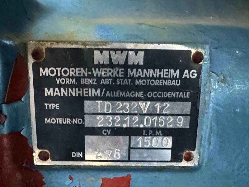 MWM TD 232 V12 Jeumont Schneider 215 kVA noodstroom generatorset - Электрогенератор: фото 3 MWM TD 232 V12 Jeumont Schneider 215 kVA noodstroom generatorset - Электрогенератор: фото 3