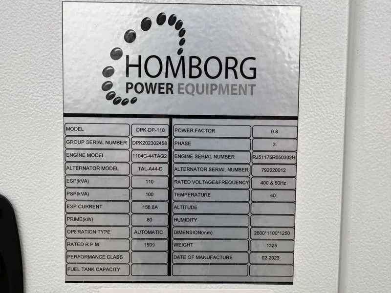 Perkins 1104C-44TAG2 Leroy Somer 110 kVA Silent generatorset LOADSHARING / SYNCHRONISING TO GRID - Электрогенератор: фото 5 Perkins 1104C-44TAG2 Leroy Somer 110 kVA Silent generatorset LOADSHARING / SYNCHRONISING TO GRID - Электрогенератор: фото 5
