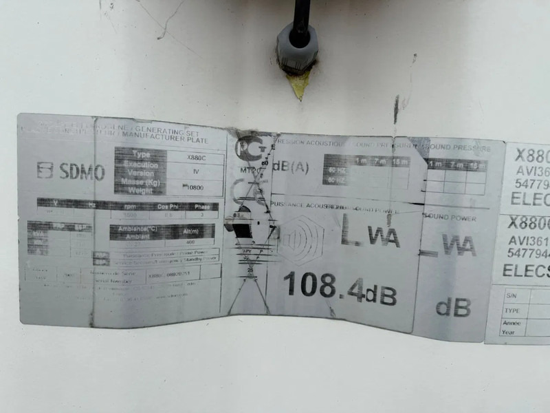 SDMO MTU 12V 2000 Leroy Somer 910 kVA Silent generatorset in 20 ft container - Электрогенератор: фото 3 SDMO MTU 12V 2000 Leroy Somer 910 kVA Silent generatorset in 20 ft container - Электрогенератор: фото 3