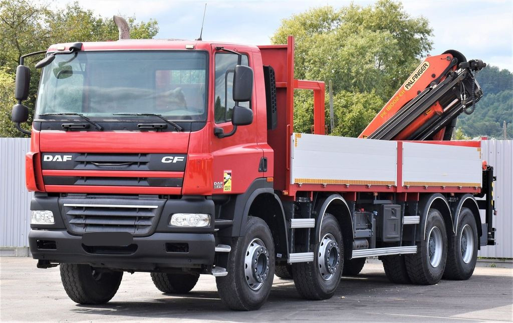 DAF CF 85.410 Pritsche 6,80m + KRAN / FUNK/8x4 - Автоманипулятор: фото 3 DAF CF 85.410 Pritsche 6,80m + KRAN / FUNK/8x4 - Автоманипулятор: фото 3