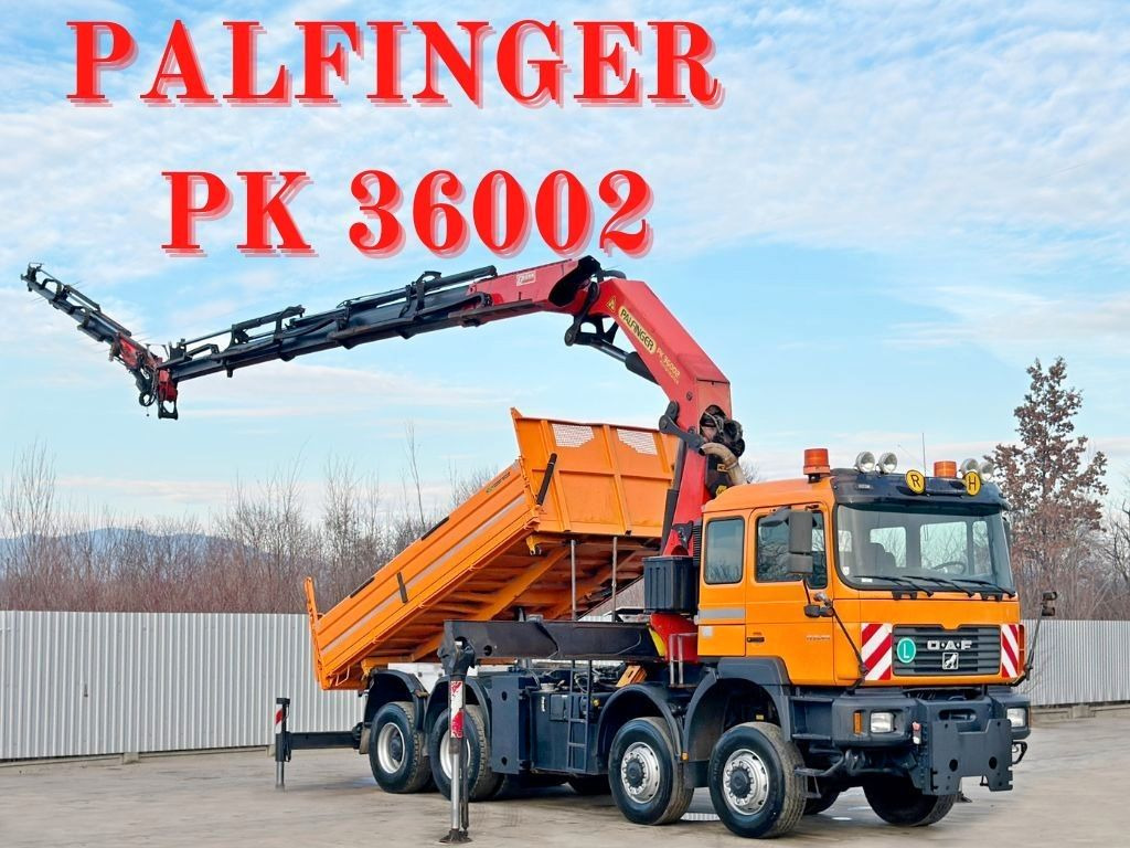 MAN 35.414 * PALFINGER PK 36002 +FUNK / 8x6 - Самосвал, Автоманипулятор: фото 1 MAN 35.414 * PALFINGER PK 36002 +FUNK / 8x6 - Самосвал, Автоманипулятор: фото 1