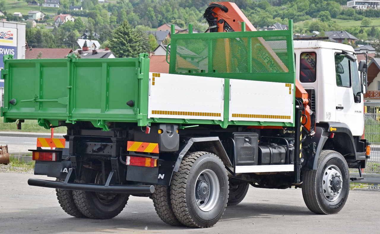 Самосвал, Автоманипулятор MAN LE 18.280 Kipper 3,70 m + PK 9501 /4x4: фото 6