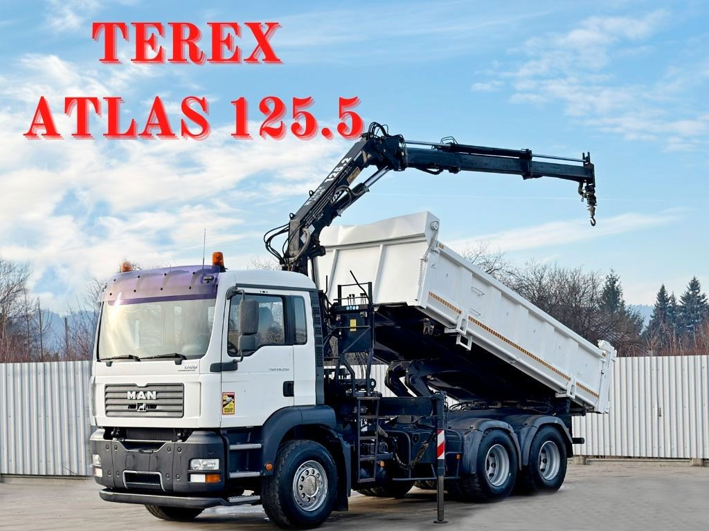 MAN TGA 26.350 * KIPPER 4,90m + TEREX ATLAS * 6x4 * - Автоманипулятор: фото 1 MAN TGA 26.350 * KIPPER 4,90m + TEREX ATLAS * 6x4 * - Автоманипулятор: фото 1