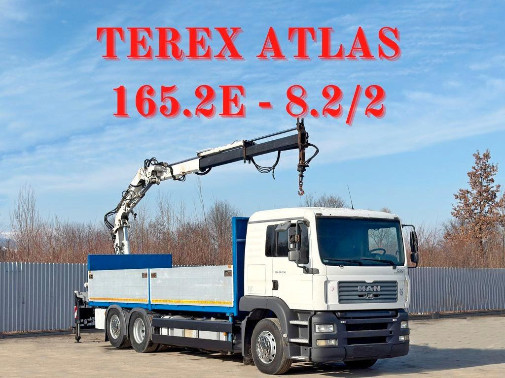 MAN TGA 26.390 * TEREX ATLAS 165.2E - 8.2/2 + FUNK - Автоманипулятор, Грузовик бортовой/ Платформа: фото 1 MAN TGA 26.390 * TEREX ATLAS 165.2E - 8.2/2 + FUNK - Автоманипулятор, Грузовик бортовой/ Платформа: фото 1