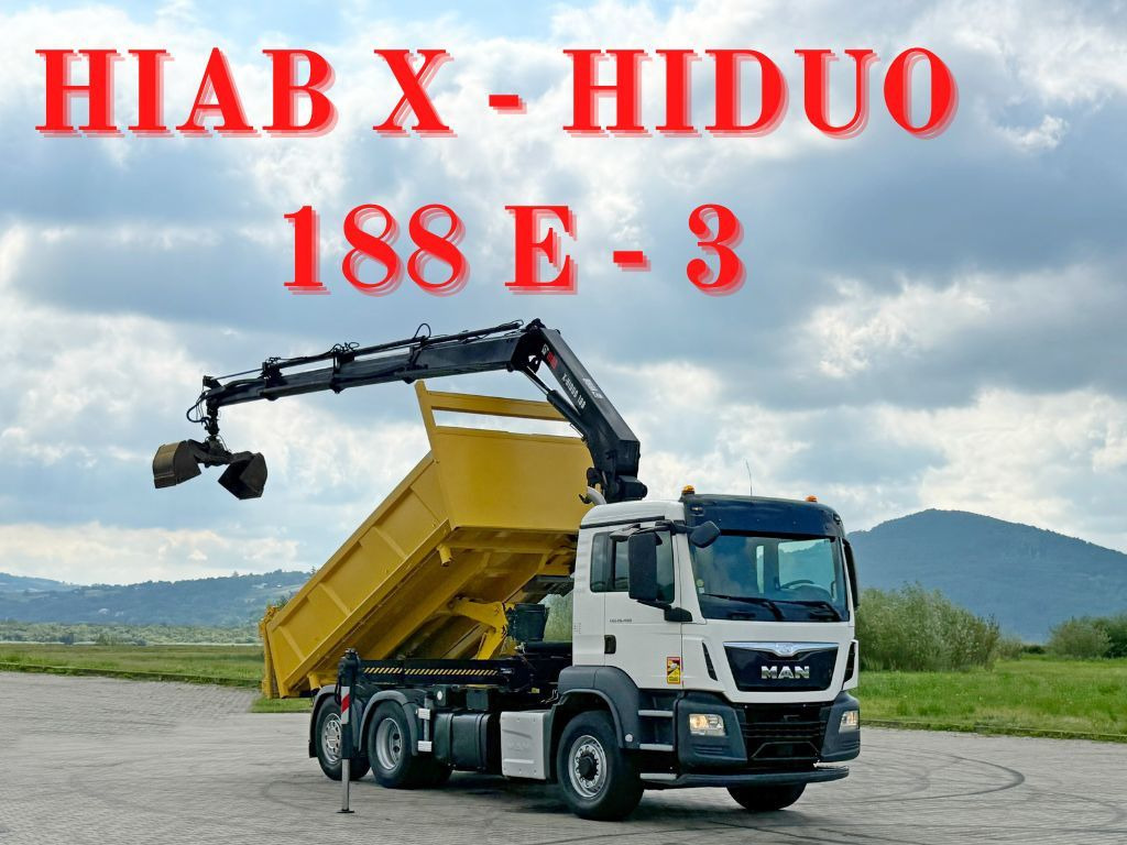 MAN TGS 26.400 * HIAB X-HIDUO 188 E-3 + FUNK * 6x4 - Автоманипулятор: фото 1 MAN TGS 26.400 * HIAB X-HIDUO 188 E-3 + FUNK * 6x4 - Автоманипулятор: фото 1