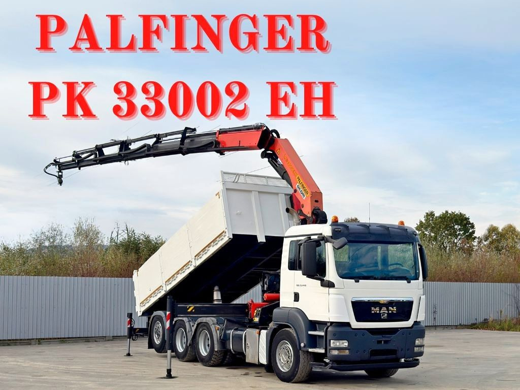 MAN TGS 35.440 * PALFINGER PK 33002 EH +FUNK / 8x4 - Автоманипулятор: фото 1 MAN TGS 35.440 * PALFINGER PK 33002 EH +FUNK / 8x4 - Автоманипулятор: фото 1