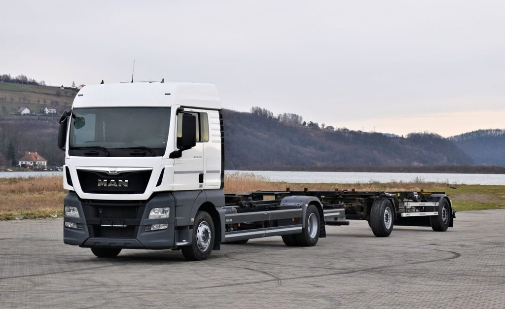 MAN TGX 18.440 Fahrgestell 7,00m + Anhänger 6,90m - Грузовик-шасси, Автоманипулятор: фото 2 MAN TGX 18.440 Fahrgestell 7,00m + Anhänger 6,90m - Грузовик-шасси, Автоманипулятор: фото 2