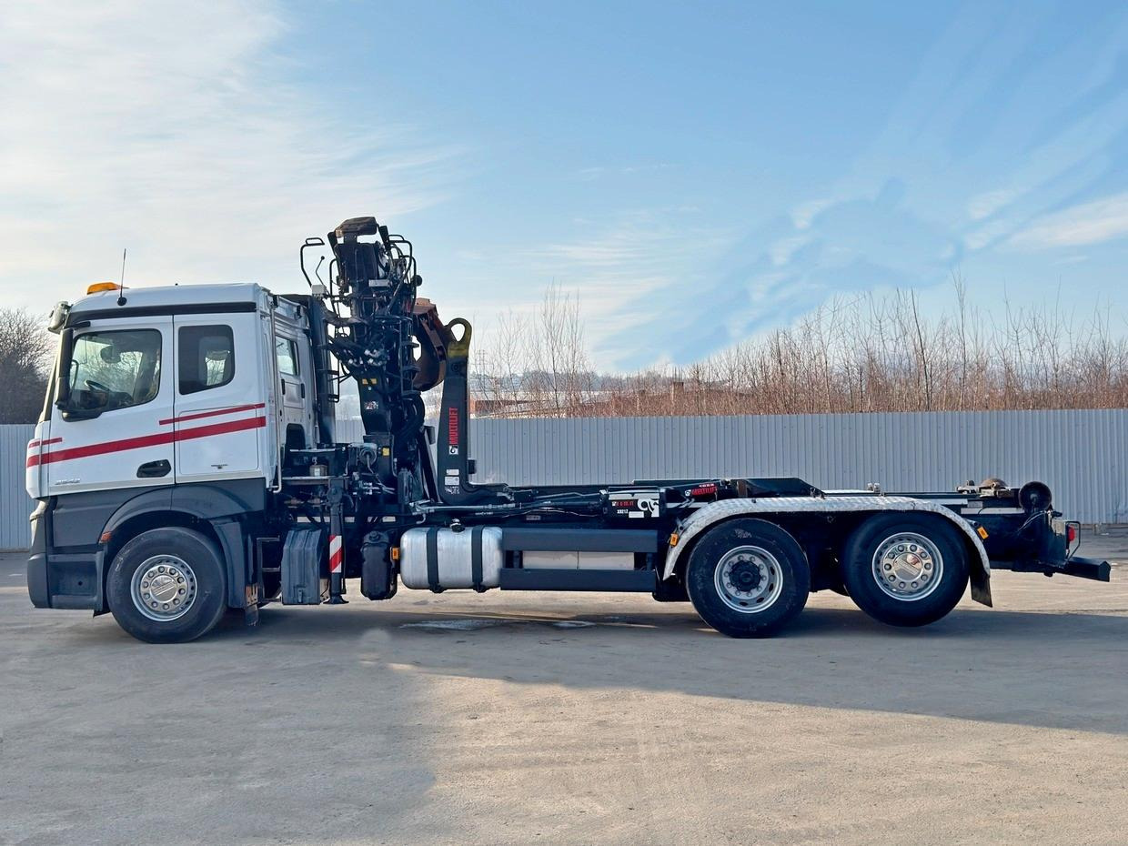 Mercedes-Benz ACTROS 2542 * ABROLLKIPPER * LOGLIFT 105 Z * TOP - Крюковой мультилифт, Автоманипулятор: фото 5 Mercedes-Benz ACTROS 2542 * ABROLLKIPPER * LOGLIFT 105 Z * TOP - Крюковой мультилифт, Автоманипулятор: фото 5