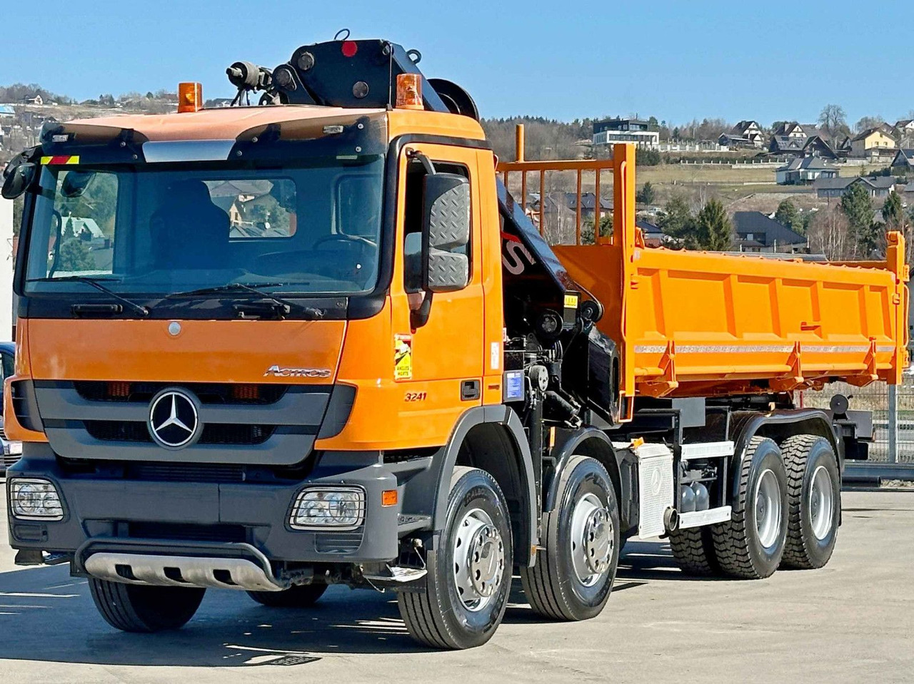 Mercedes-Benz ACTROS 3241 * HIAB 322 EP-4 HIDUO + FUNK / 8x4 - Самосвал, Автоманипулятор: фото 5 Mercedes-Benz ACTROS 3241 * HIAB 322 EP-4 HIDUO + FUNK / 8x4 - Самосвал, Автоманипулятор: фото 5