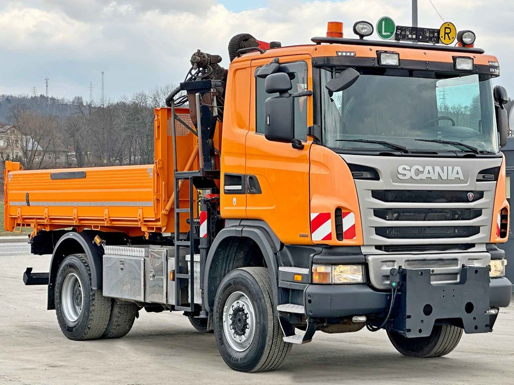 Scania G360 Kipper 4,10m *PK 11002 B + FUNK *4x4 Scania G360 Kipper 4,10m *PK 11002 B + FUNK *4x4 - Самосвал, Автоманипулятор: фото 4 Scania G360 Kipper 4,10m *PK 11002 B + FUNK *4x4 Scania G360 Kipper 4,10m *PK 11002 B + FUNK *4x4 - Самосвал, Автоманипулятор: фото 4