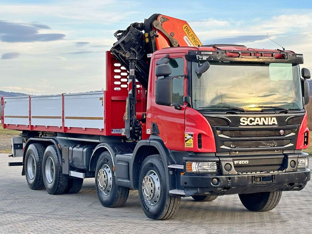 Scania P 400 Kipper 6,80 m * PK 33002-EH D + FUNK * 8x4 - Самосвал, Автоманипулятор: фото 3 Scania P 400 Kipper 6,80 m * PK 33002-EH D + FUNK * 8x4 - Самосвал, Автоманипулятор: фото 3