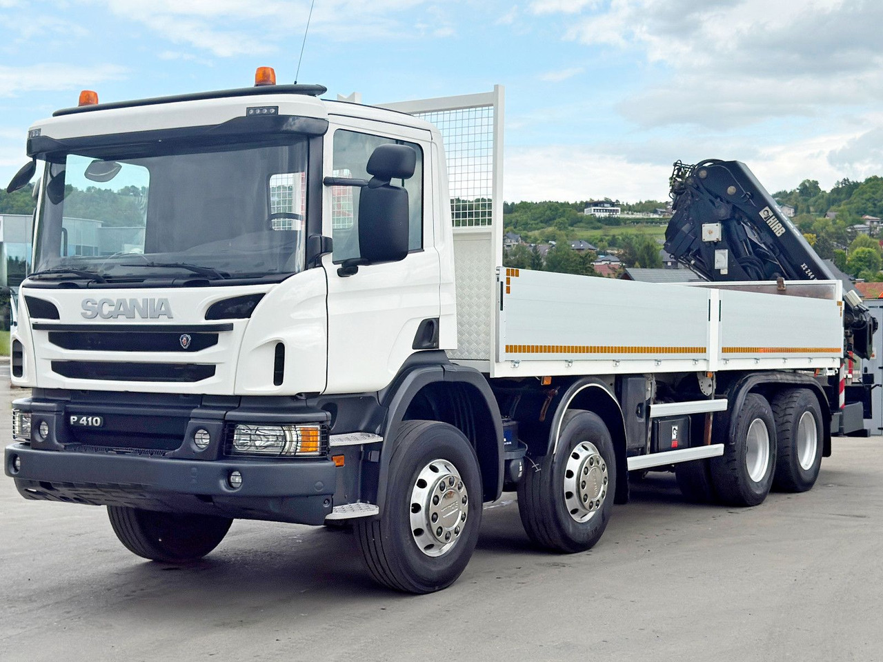 Scania P 410*PLATFORM 7,00m*HIAB 244 E-5 HIPRO+FUNK/8x4 Scania P 410*PRITSCHE 7,00m*HIAB 244 E-5 HIPRO+FUNK/8x4 - Автоманипулятор, Грузовик бортовой/ Платформа: фото 4 Scania P 410*PLATFORM 7,00m*HIAB 244 E-5 HIPRO+FUNK/8x4 Scania P 410*PRITSCHE 7,00m*HIAB 244 E-5 HIPRO+FUNK/8x4 - Автоманипулятор, Грузовик бортовой/ Платформа: фото 4