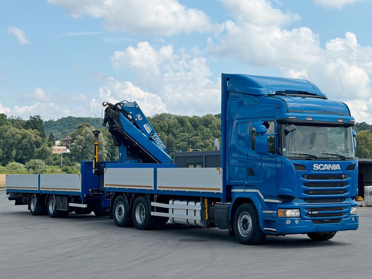 Scania R 450 * FASSI F365 RA + FUNK + Anhänger*TOP - Автоманипулятор: фото 3 Scania R 450 * FASSI F365 RA + FUNK + Anhänger*TOP - Автоманипулятор: фото 3